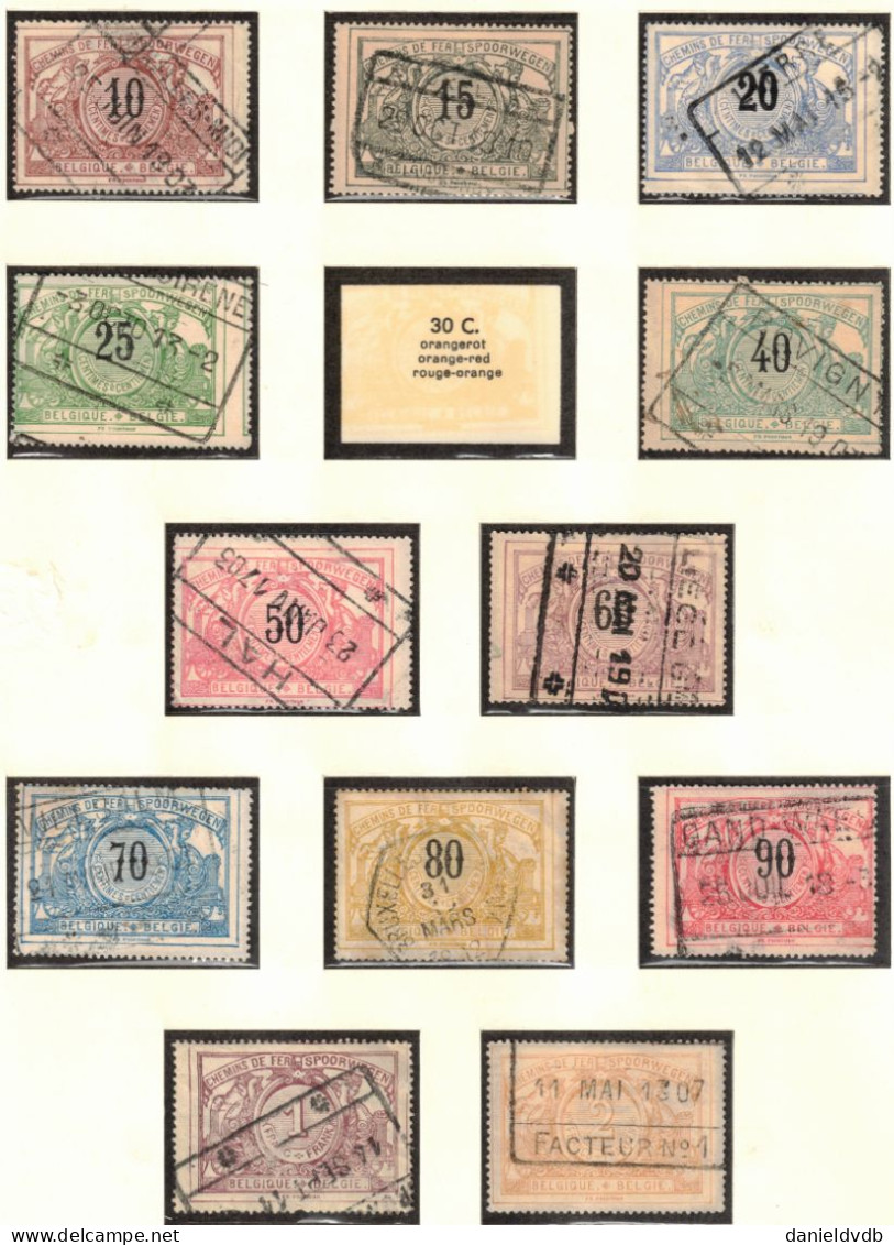 Chemins De Fer 1879-1939, Colis-Postaux, Journaux, Bagages Collection Bien Fournie Sur Pages SC SAFE N°266 Cote 856 € - Otros & Sin Clasificación