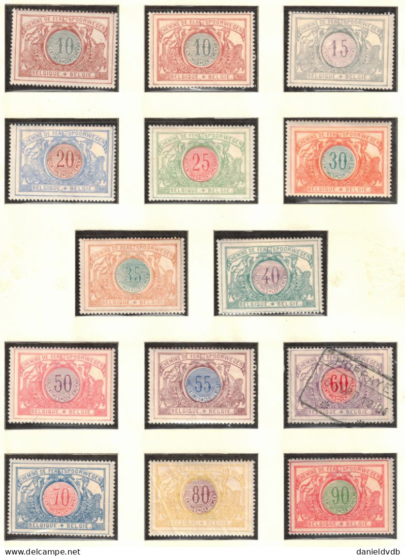 Chemins De Fer 1879-1939, Colis-Postaux, Journaux, Bagages Collection Bien Fournie Sur Pages SC SAFE N°266 Cote 856 € - Otros & Sin Clasificación