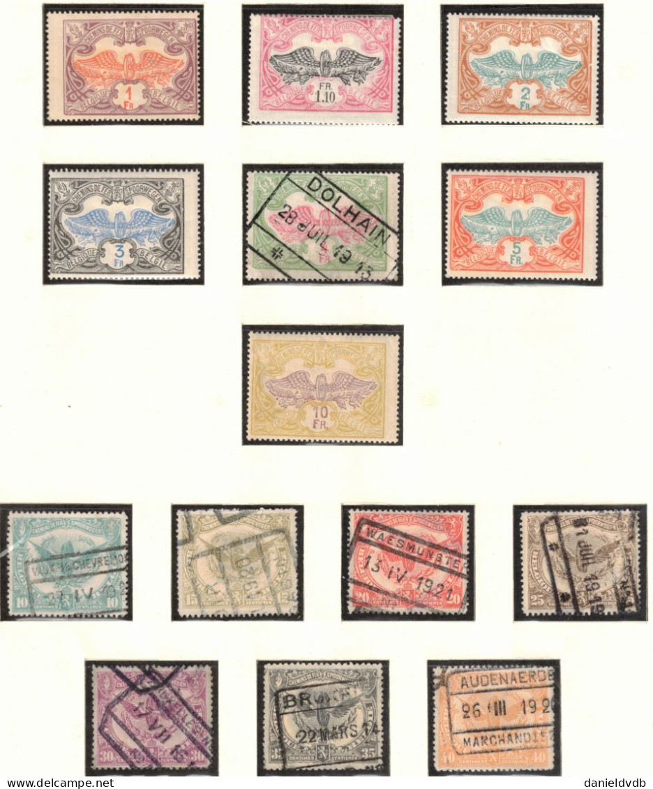 Chemins de Fer 1879-1939, Colis-Postaux, Journaux, Bagages Collection bien fournie sur pages SC SAFE N°266 Cote 856 €