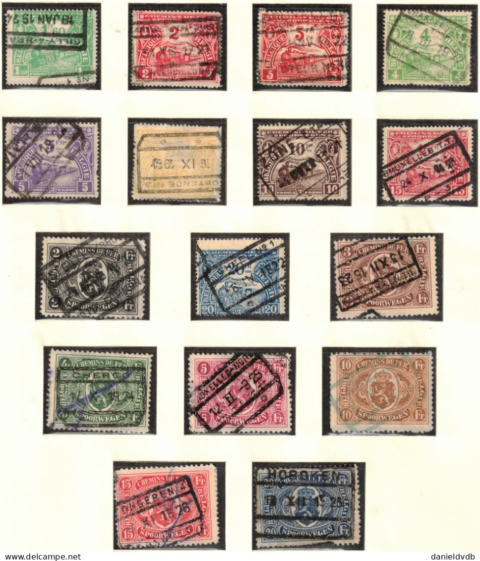 Chemins de Fer 1879-1939, Colis-Postaux, Journaux, Bagages Collection bien fournie sur pages SC SAFE N°266 Cote 856 €