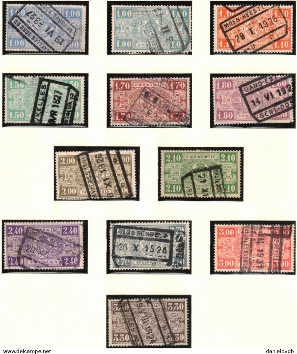 Chemins de Fer 1879-1939, Colis-Postaux, Journaux, Bagages Collection bien fournie sur pages SC SAFE N°266 Cote 856 €