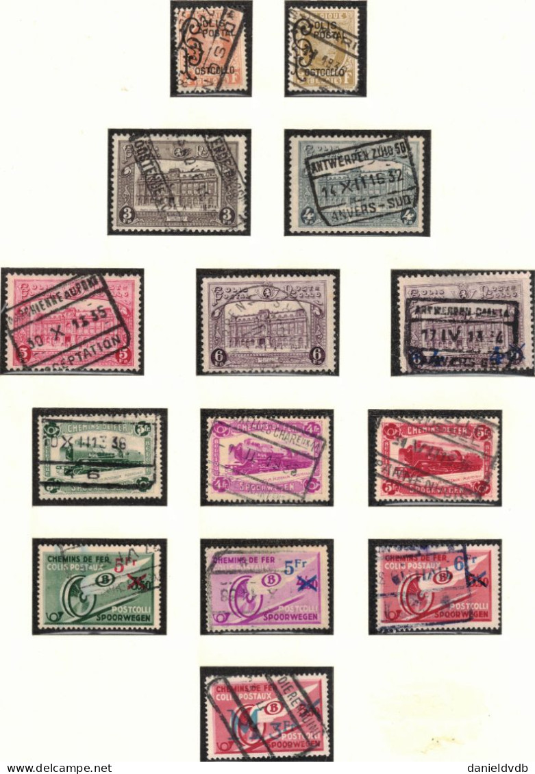 Chemins de Fer 1879-1939, Colis-Postaux, Journaux, Bagages Collection bien fournie sur pages SC SAFE N°266 Cote 856 €