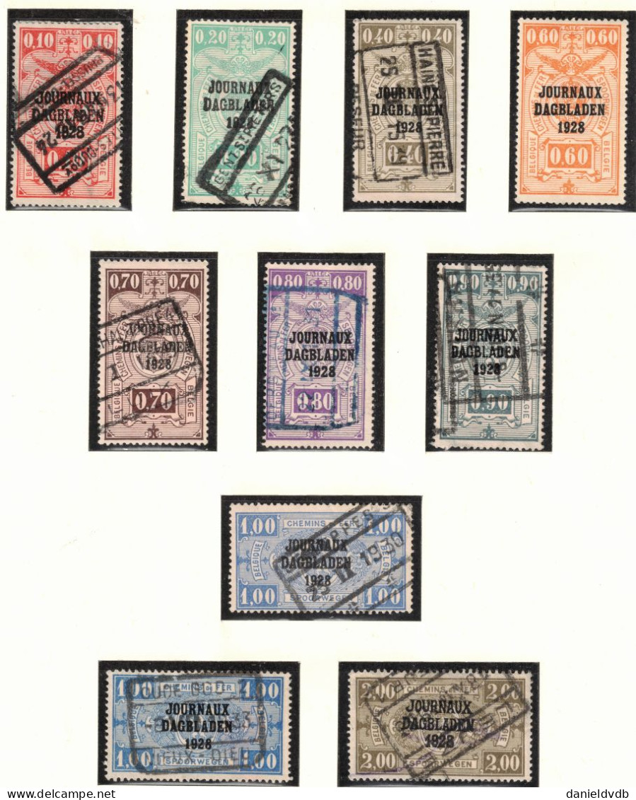 Chemins de Fer 1879-1939, Colis-Postaux, Journaux, Bagages Collection bien fournie sur pages SC SAFE N°266 Cote 856 €