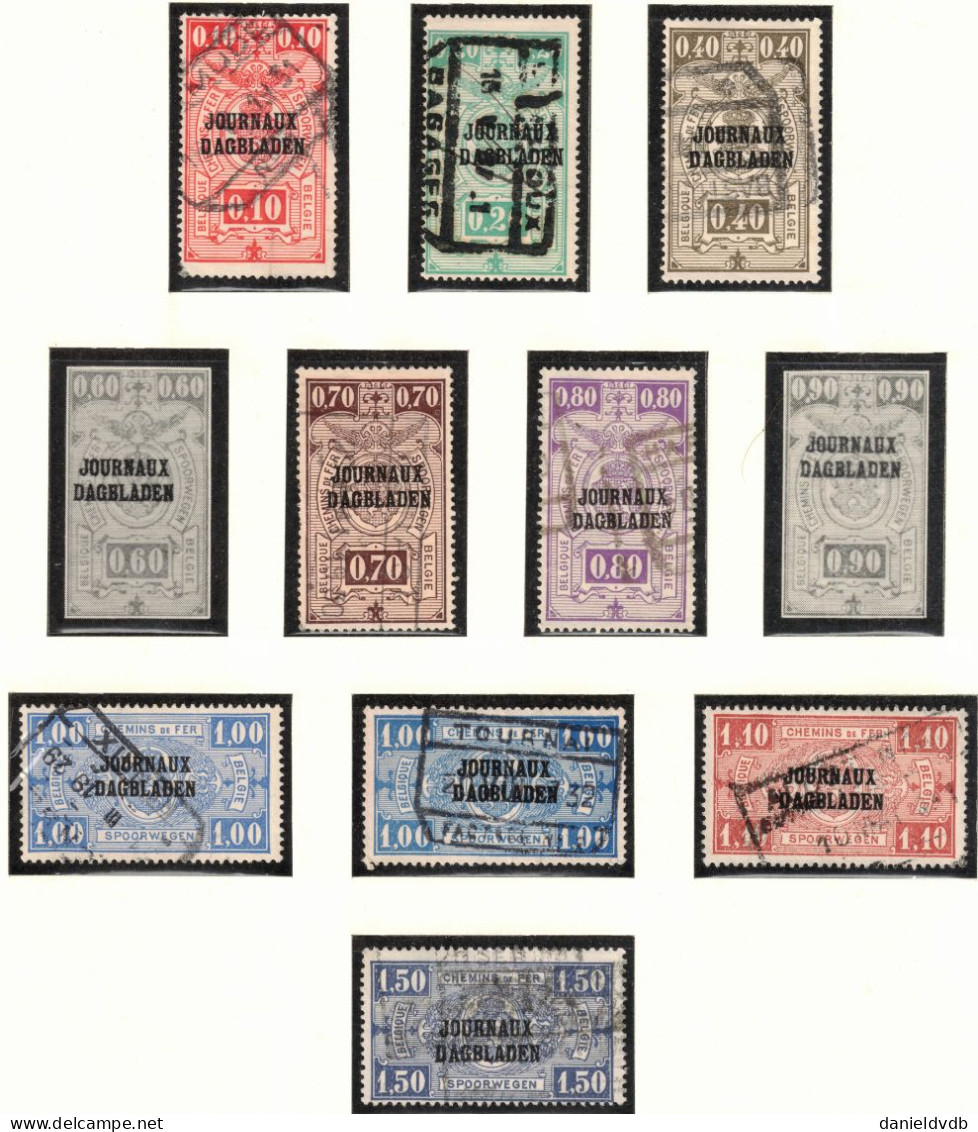 Chemins de Fer 1879-1939, Colis-Postaux, Journaux, Bagages Collection bien fournie sur pages SC SAFE N°266 Cote 856 €