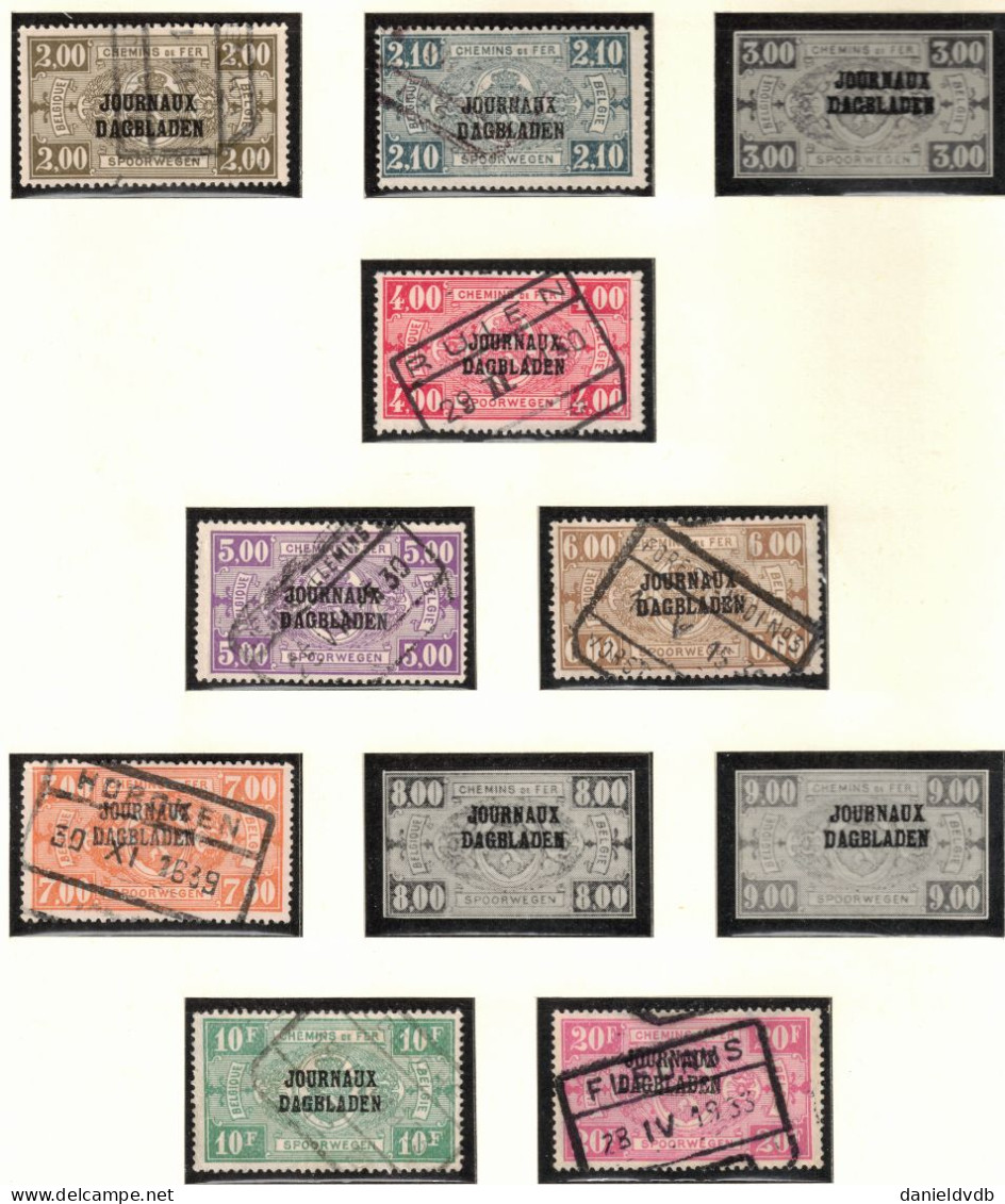 Chemins de Fer 1879-1939, Colis-Postaux, Journaux, Bagages Collection bien fournie sur pages SC SAFE N°266 Cote 856 €