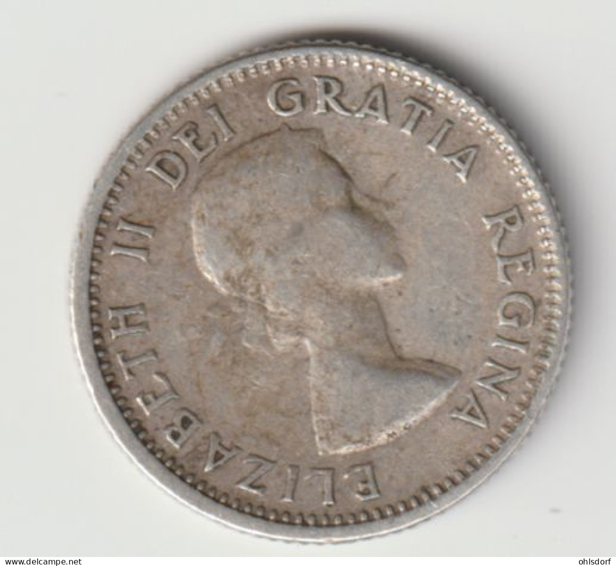 CANADA 1953: 10 Cents, Silver, KM 51 - Canada