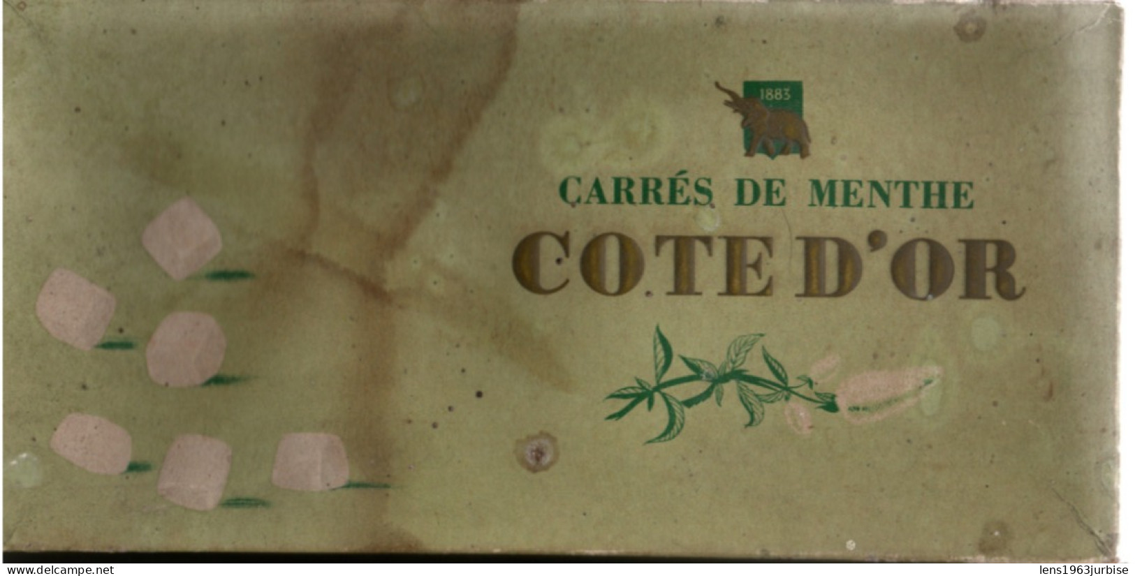 Carré De Menthe COTE D'OR , Boîte En Carton , Voir état - Sonstige & Ohne Zuordnung