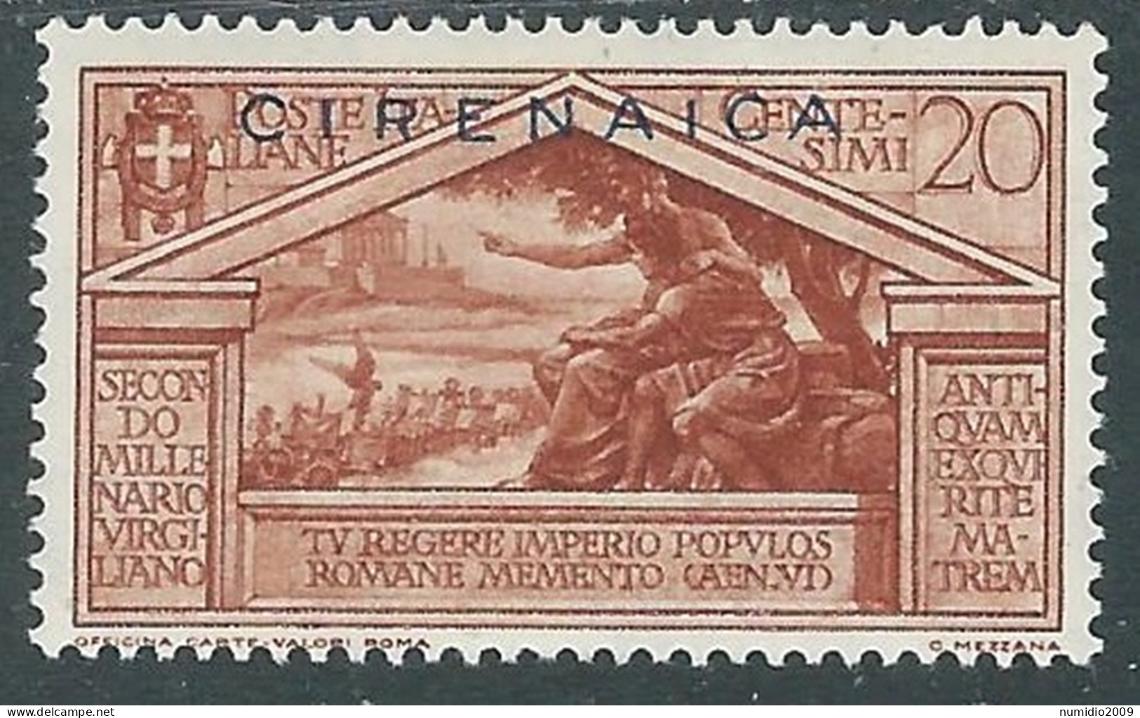 1930 CIRENAICA VIRGILIO 20 CENT MH * - P41-9 - Cirenaica