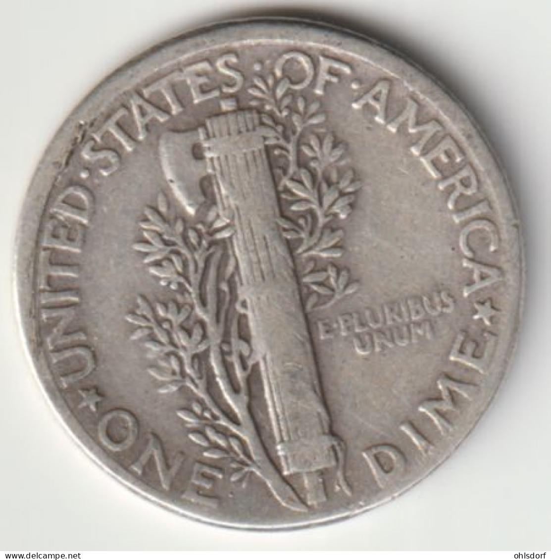 U.S.A. 1945: Dime, Silver, KM 140 - 1916-1945: Mercury (Mercurio)