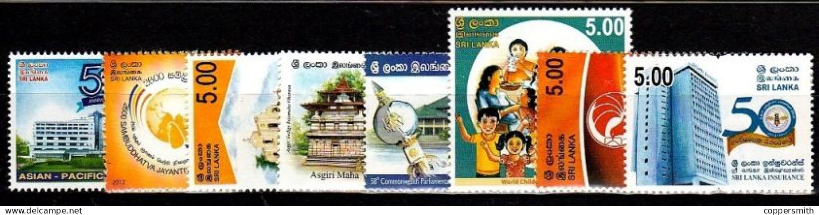 (0950-975) Sri Lanka  Los 2012-2 ** / Mnh  Michel Ex 1888-1920 - Sri Lanka (Ceylon) (1948-...)