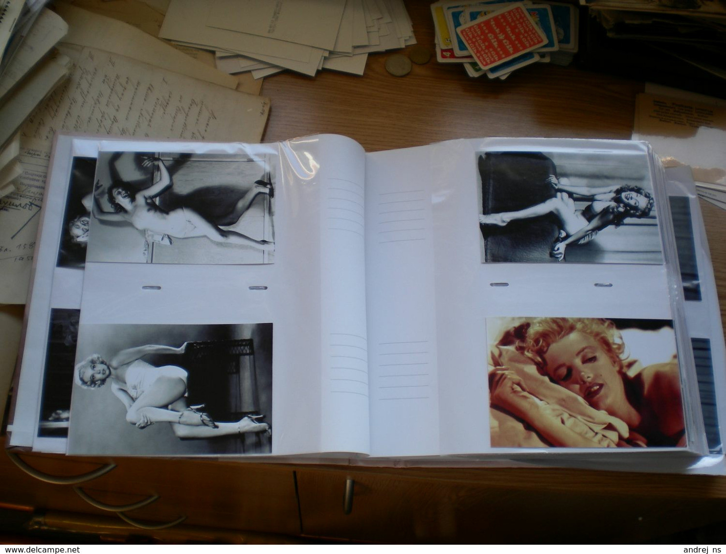 Marilyn Monroe Pin Ups Large Collection Of Photographs Of 200 Pieces, All From Photographs, Mostly 10 X15 Cm - Pin-up