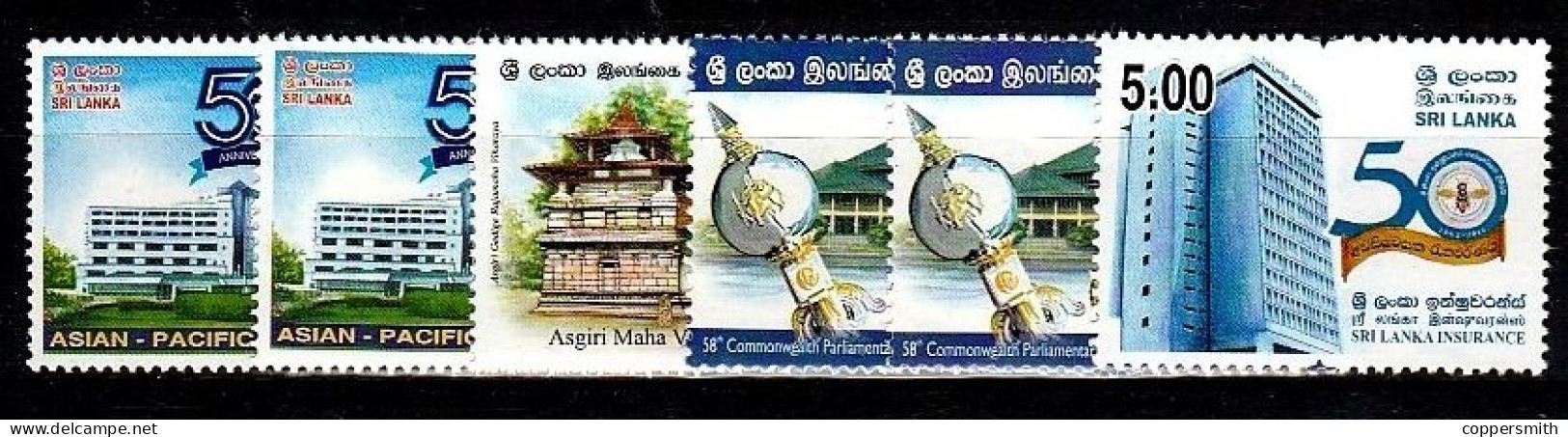 (0950-975) Sri Lanka  Los 2012-3 ** / Mnh  Michel Ex 1888-1920 - Sri Lanka (Ceylan) (1948-...)