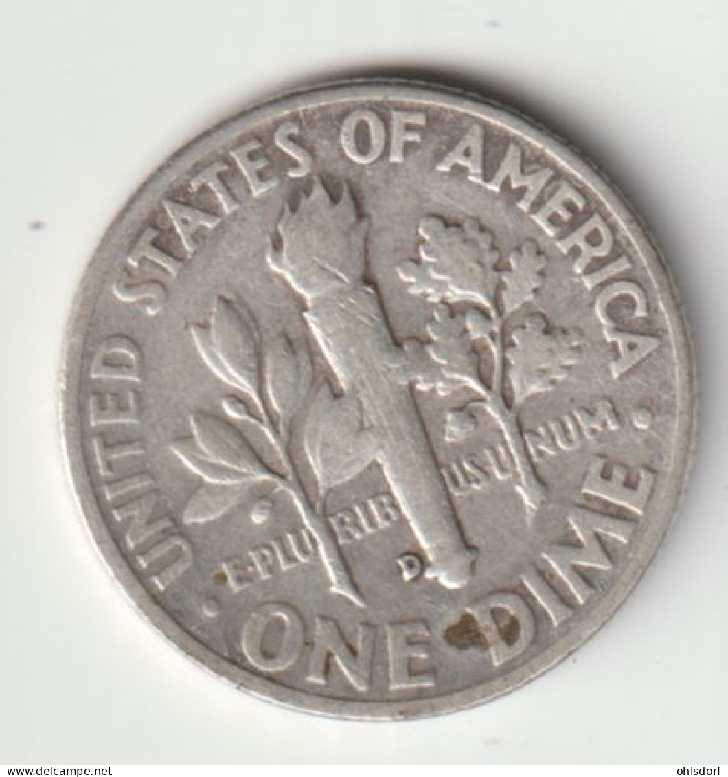 U.S.A. 1959: Dime, Silver, KM 195 - 1946-...: Roosevelt