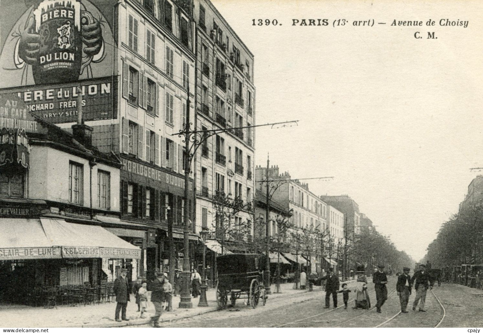 0294 - Av De Choisy Prise De La Place D'Italie - Arrondissement: 13