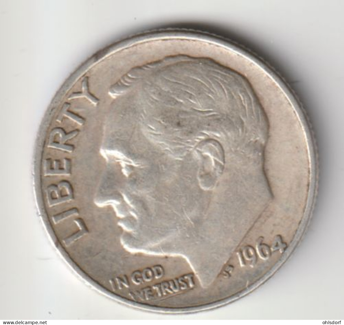 U.S.A. 1964: Dime, Silver, KM 195 - 1946-...: Roosevelt