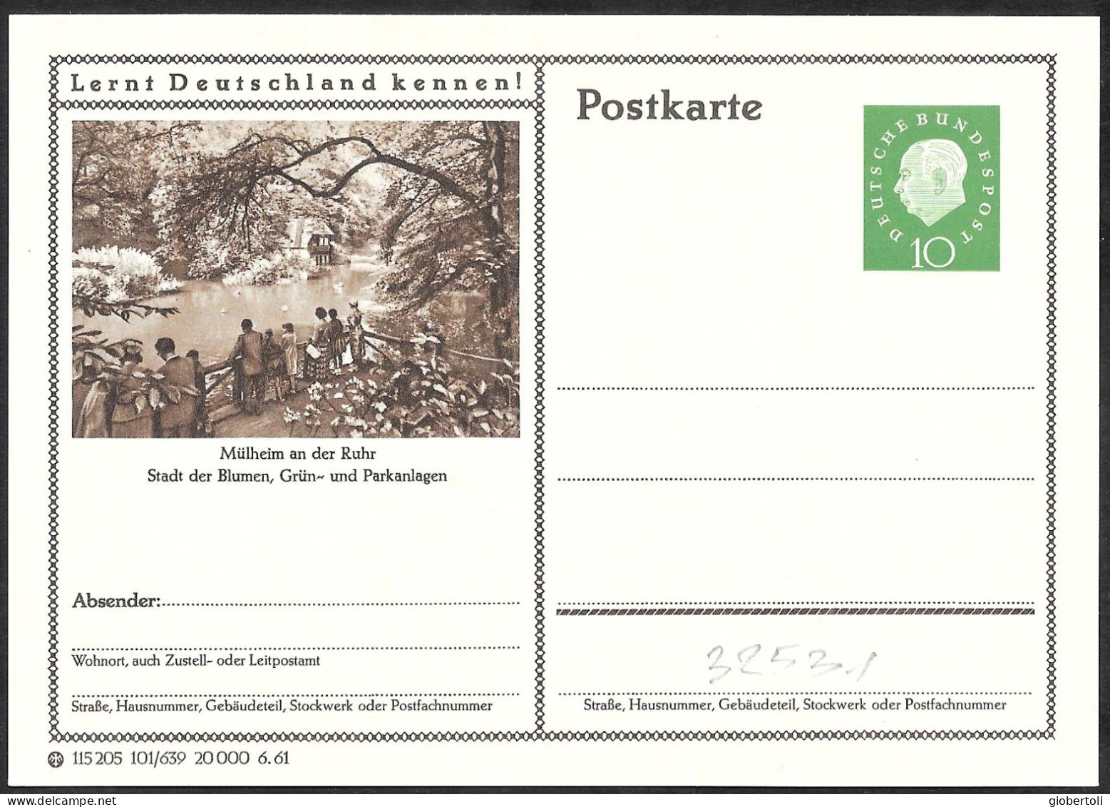 Germania/Germany/Allemagne: Intero, Stationery, Entier, Località Turistica, Tourist Location, Lieu Touristique - Sonstige & Ohne Zuordnung