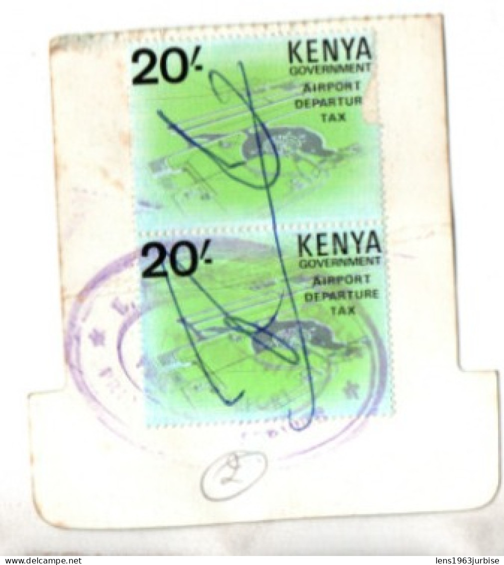 Sabena , Timbres Kenya - Biglietti