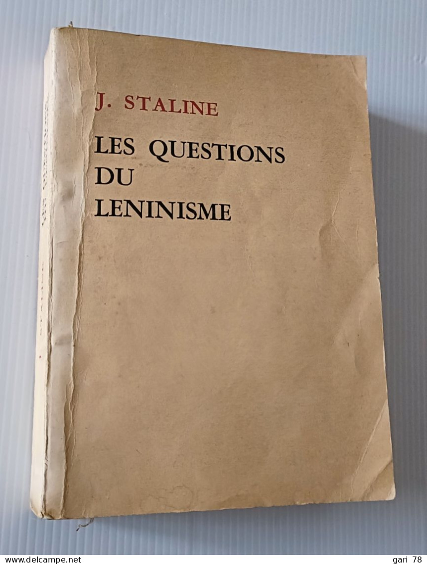 STALINE Les Questions Du Léninisme 1re édition - History