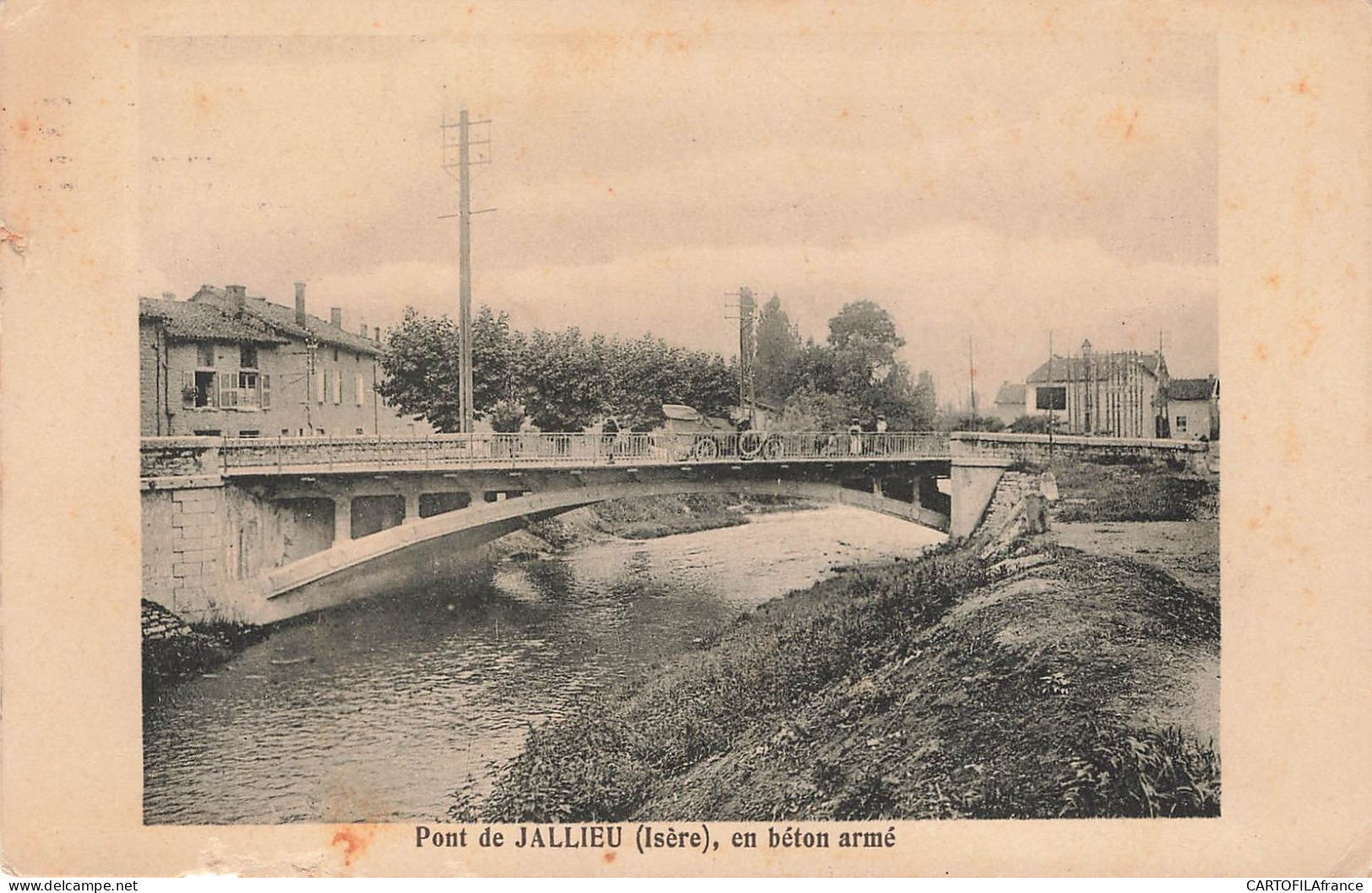 JALLIEU Pont En Béton Armé + Société Des Ciments VICAT - Jallieu