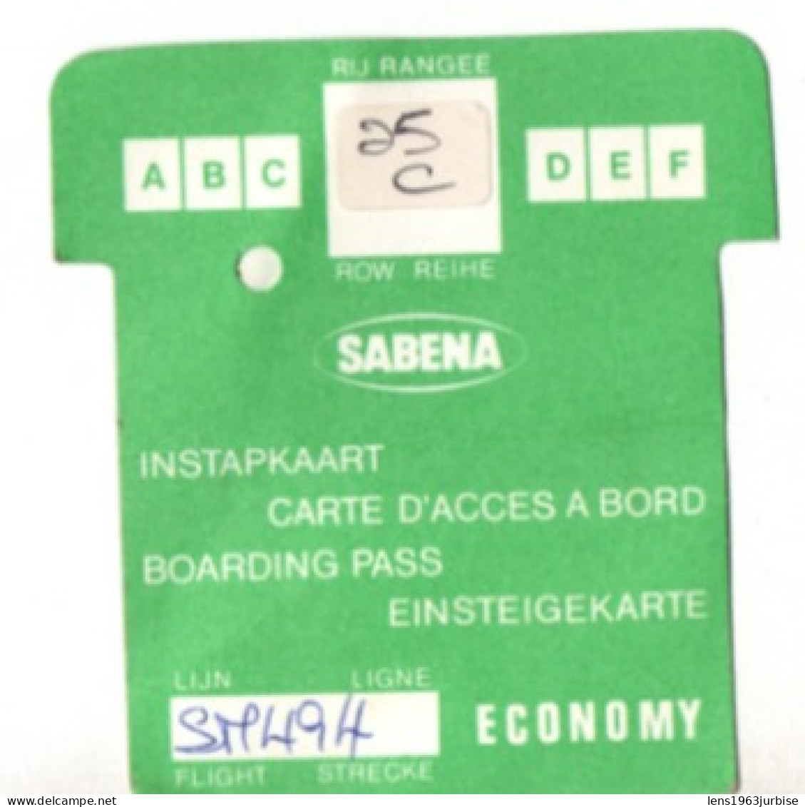 Sabena , Timbres Kenya - Billetes