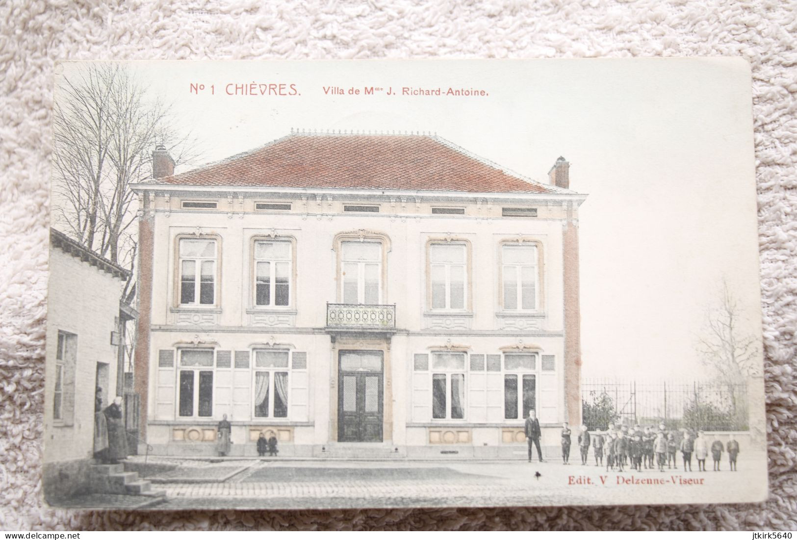 CPA Couleur Chièvres "Villa De Mme J.Richard-Antoine" - Chièvres