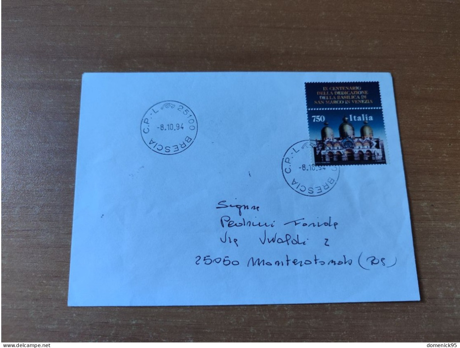 1994 - Ordinaria Con San Marco - 1991-00: Poststempel