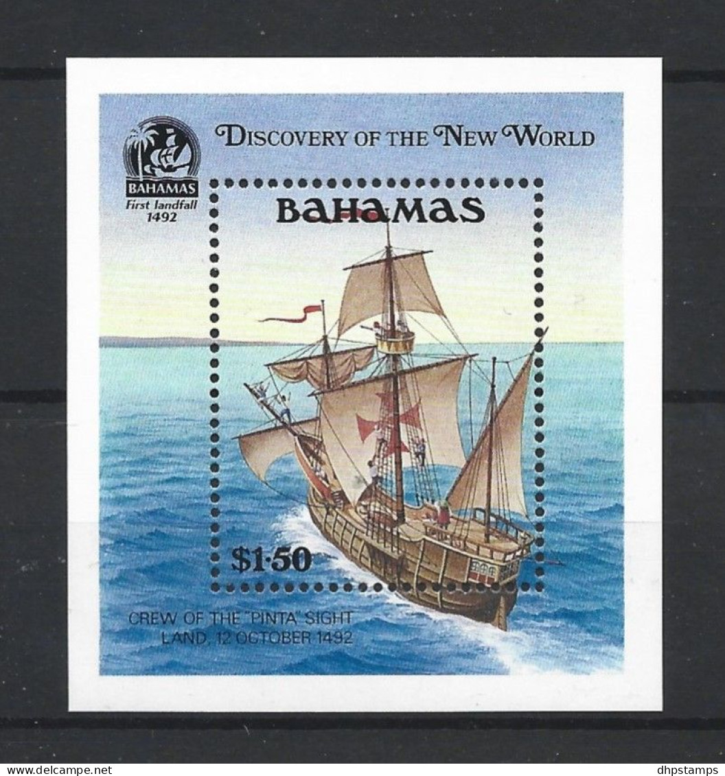 Bahamas 1991 Discovery Of The New World Y.T. BF 62  ** - Bahama's (1973-...)