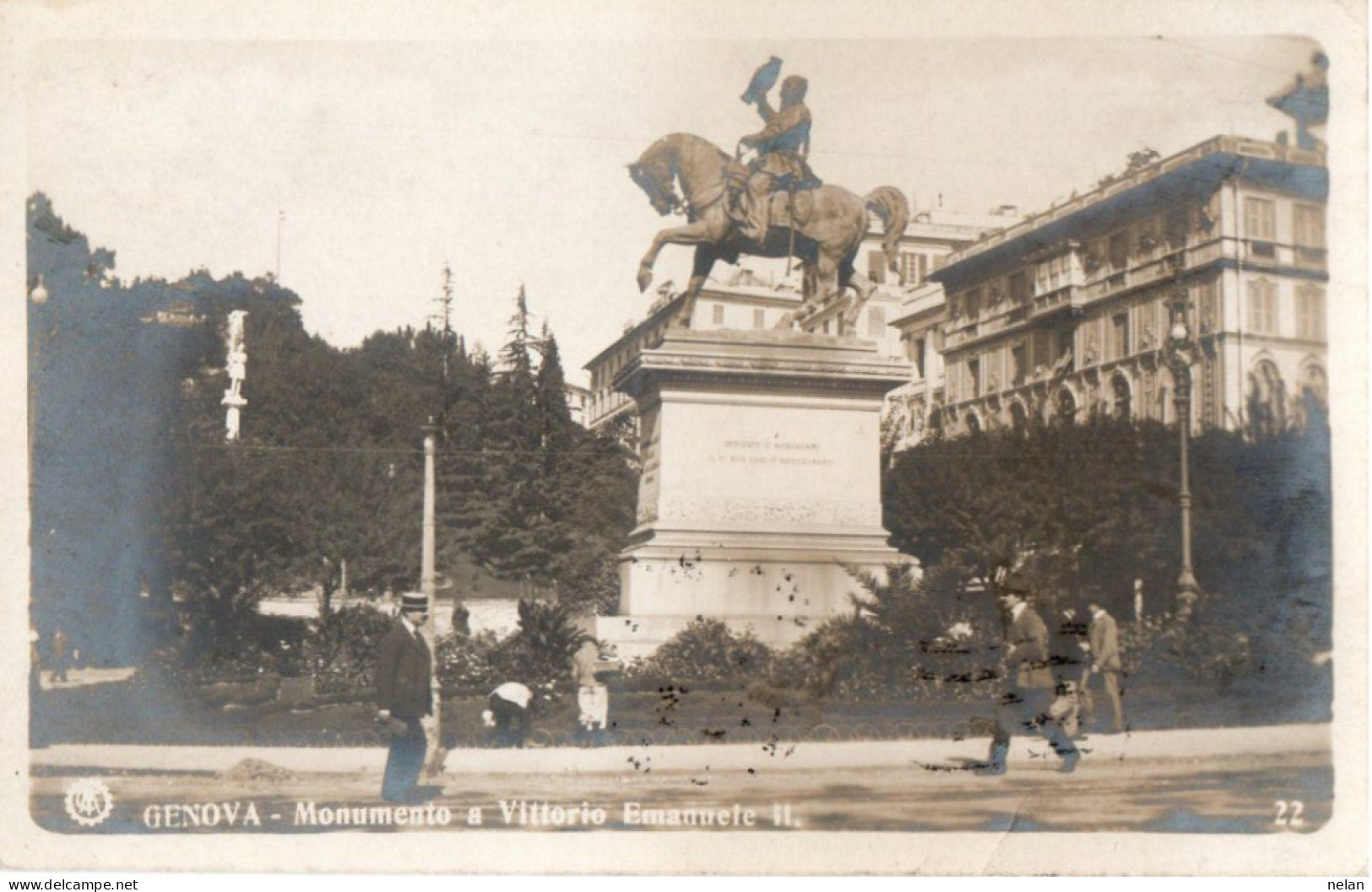 GENOVA - MONUMENTO A VITTORIO EMANUELE - F.P. - Genova (Genoa)