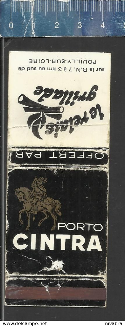 PORTO CINTRA LE RELAIS GRILLADE - POUILLY SUR LOIRE - OLD  MATCHCOVER POCHETTE D'ALLUMETTES ANCIENNE FRANCE LASTAR - Scatole Di Fiammiferi - Etichette