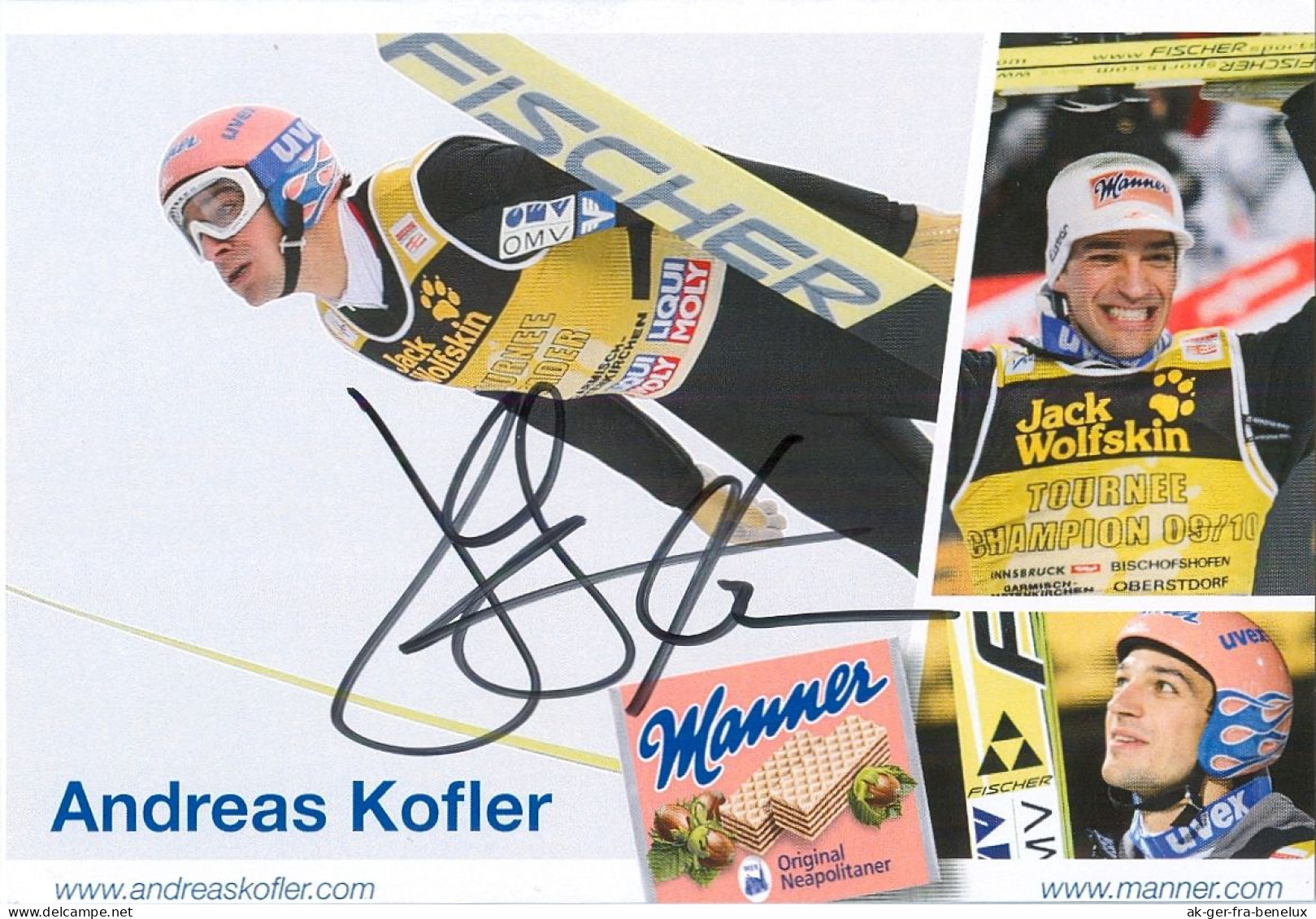 2) Autogramm Manner AK Skispringer Andreas Kofler Innsbruck Tirol Fulpmes Im Stubaital Olympiasieger FIS ÖSV Österreich - Authographs