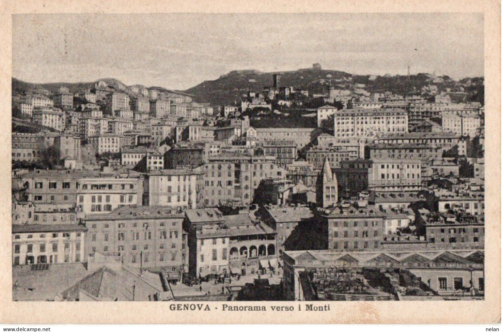 GENOVA - PANORAMA VERSO I MONTI - F.P. - Genova (Genoa)