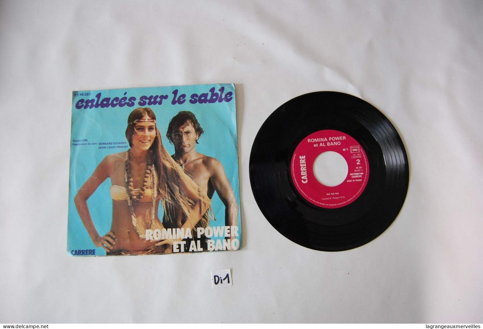 Di1- Vinyl 45 T - ROMINA POWER ET AL BANO - Enlacés Sur Le Sable - Autres - Musique Française
