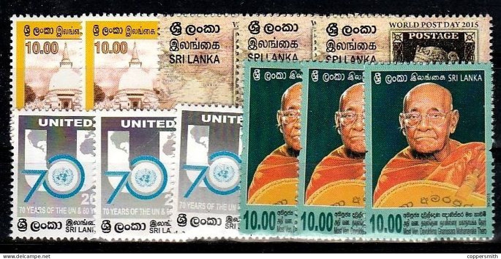 (1052-1072) Sri Lanka  Los 2015-3 ** / Mnh  Michel Ex 2033-2058 - Sri Lanka (Ceylan) (1948-...)