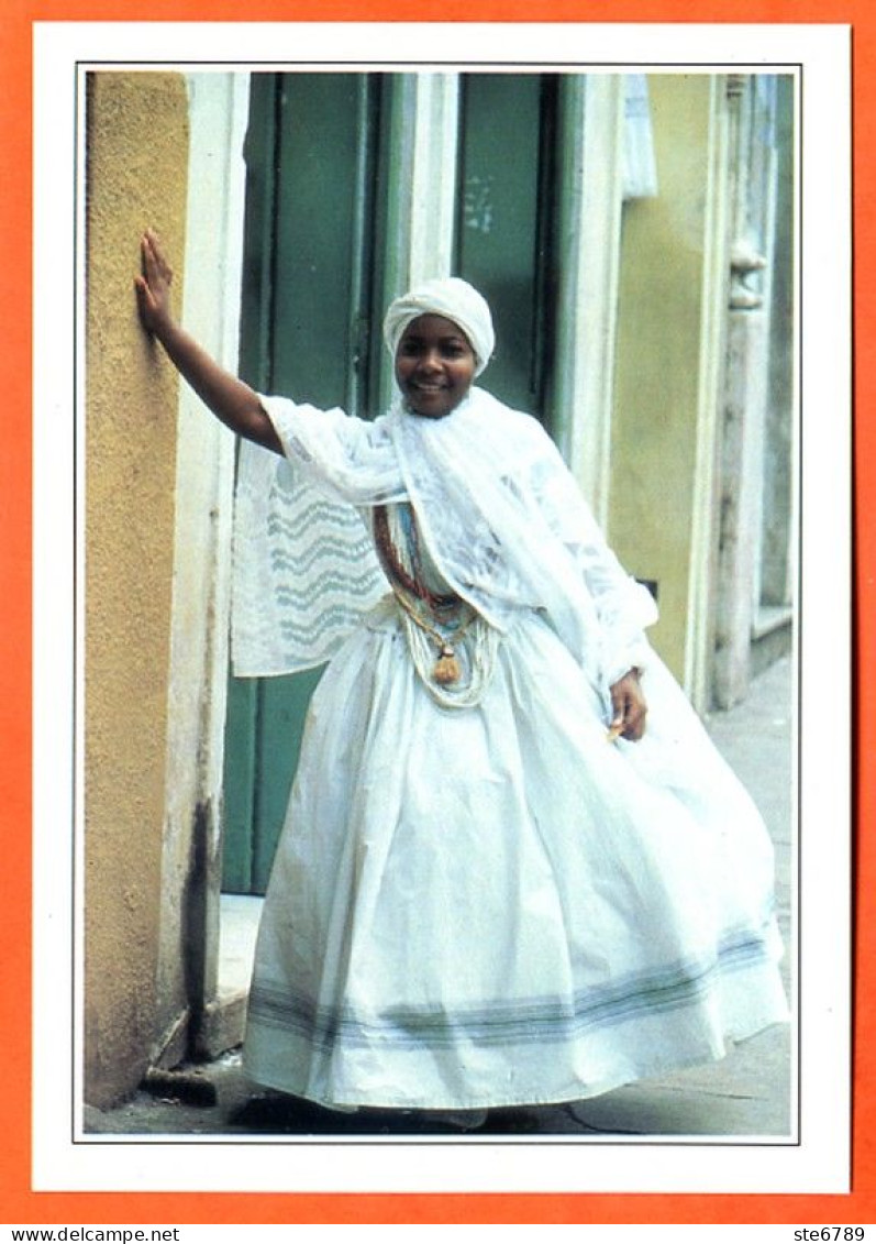 BRESIL Femme En Costume Traditionnel à Bahia - Géographie