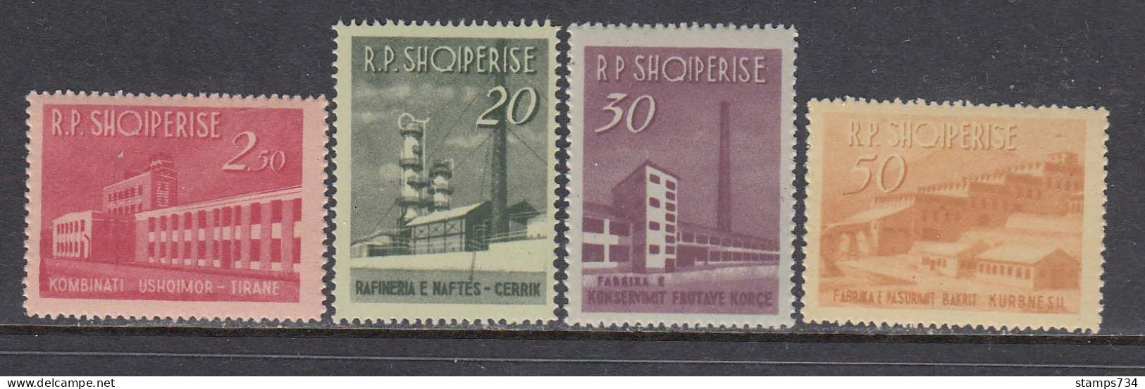 Albania 1963 - Industrial Buildings, Mi-Nr. 784/87, MNH** - Albania