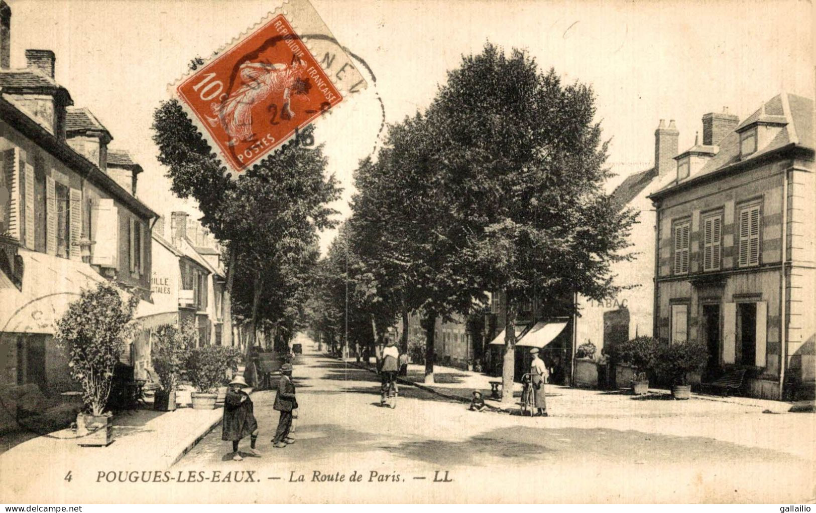 POUGUES LES EAUX LA ROUTE DE PARIS - Pougues Les Eaux