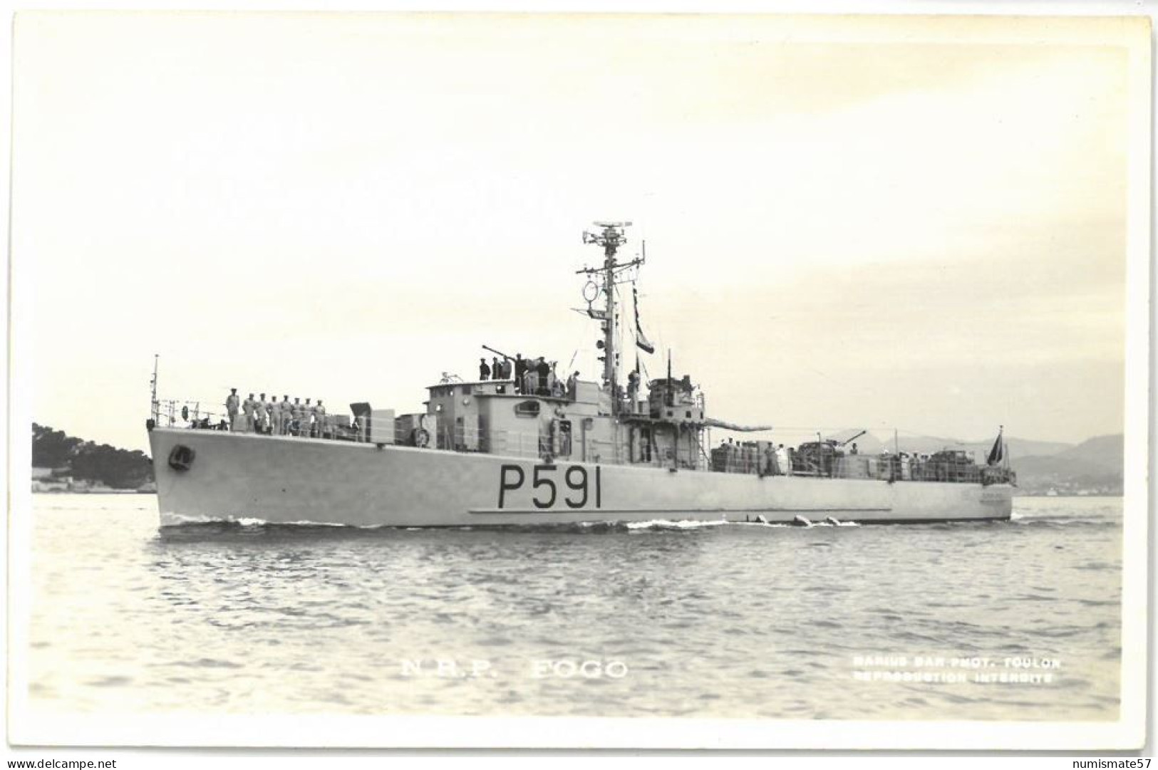 CPA NRP FOGO - Ed. Marius Bar , Toulon - Guerra