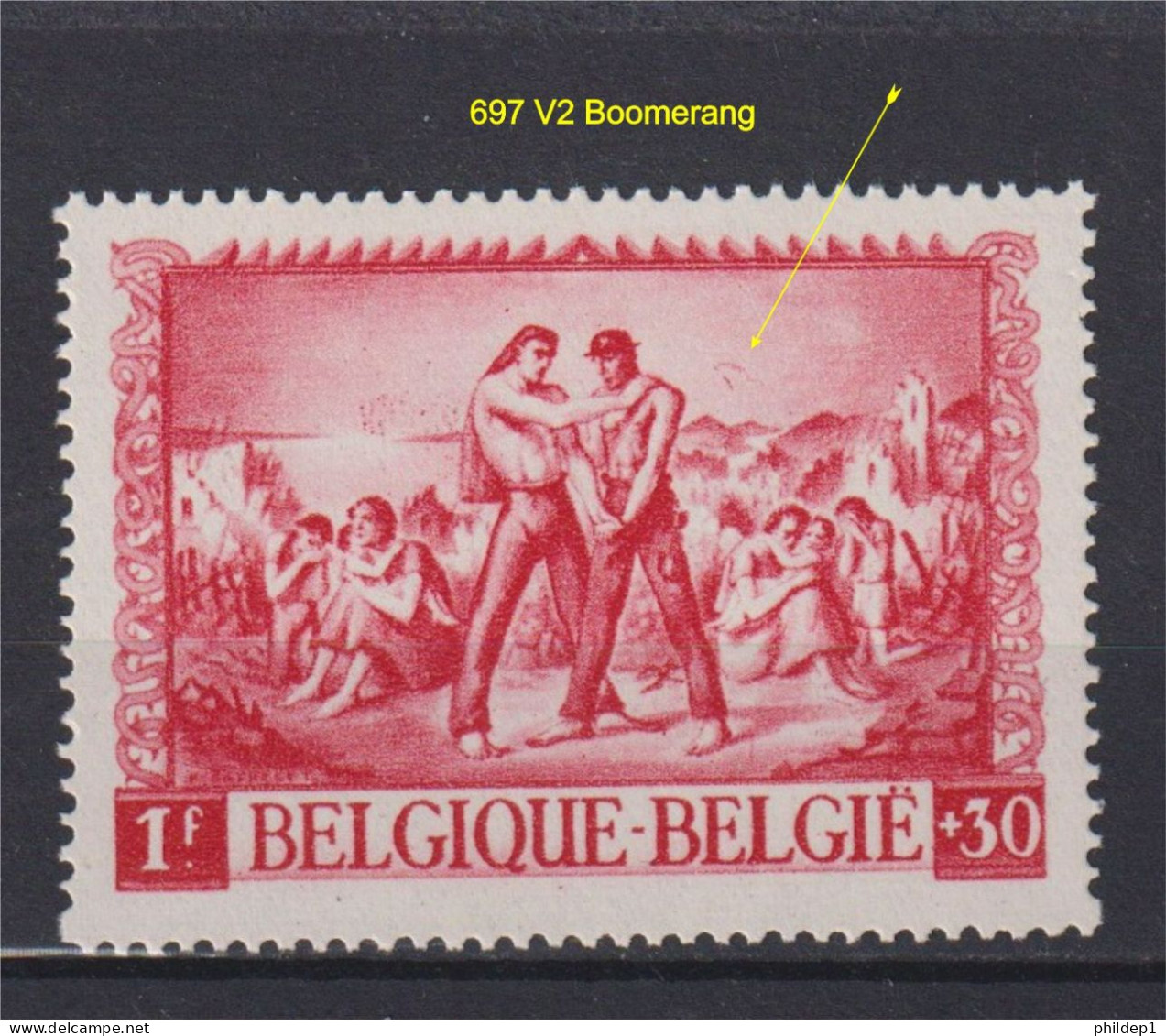 Belgique: COB N° 697-V2 Neuf, **, Sans Charnière. TB !!! - 1931-1960