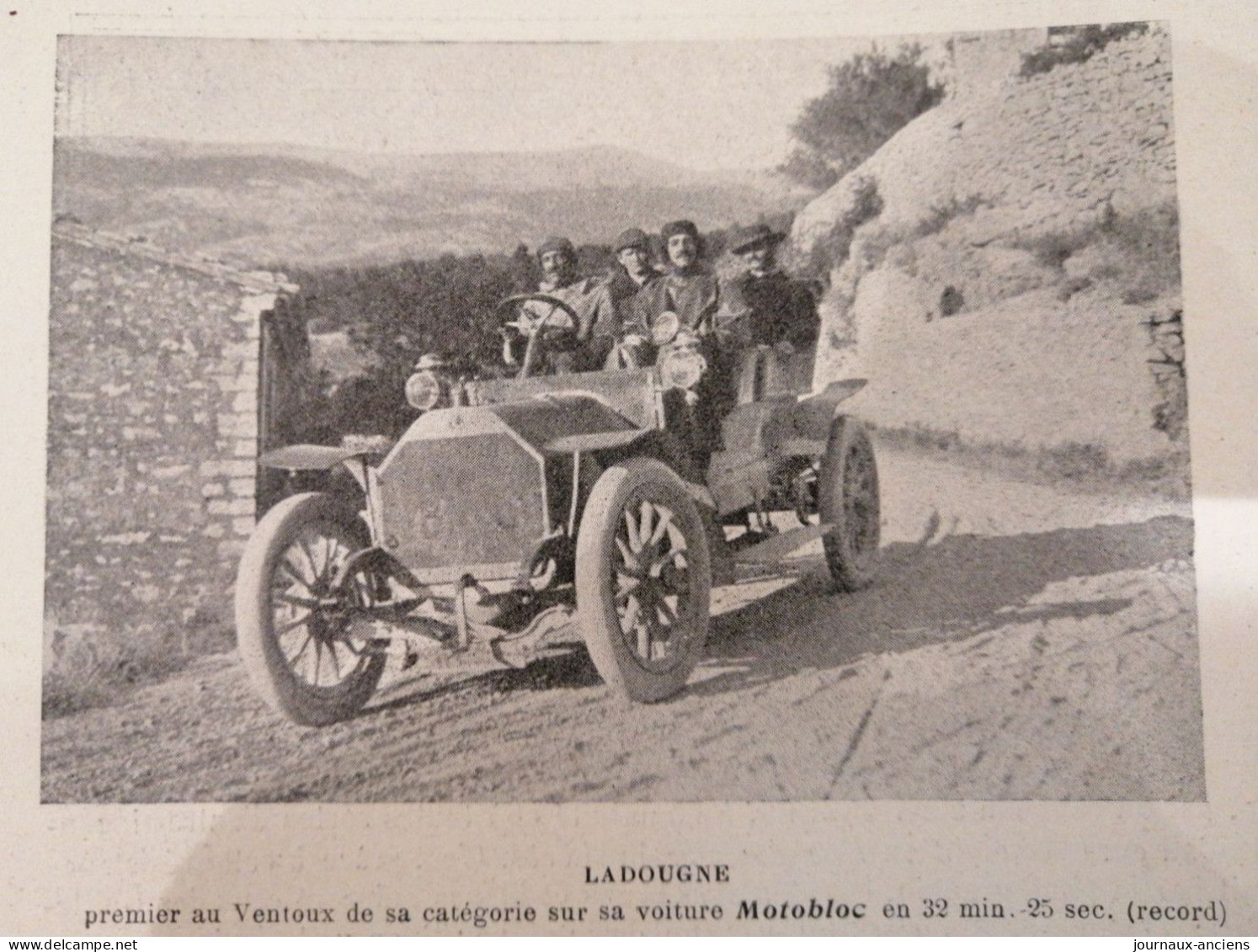 1906 COURSES AUTOMOBILES DU MONT VENTOUX ET DE SALON - MOTOBLOC - ALCYON - COTTEREAU - MIEUSSET - LA VIE ILLUSTRÉE - 1900 - 1949