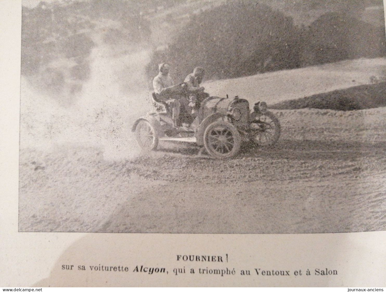 1906 COURSES AUTOMOBILES DU MONT VENTOUX ET DE SALON - MOTOBLOC - ALCYON - COTTEREAU - MIEUSSET - LA VIE ILLUSTRÉE - 1900 - 1949