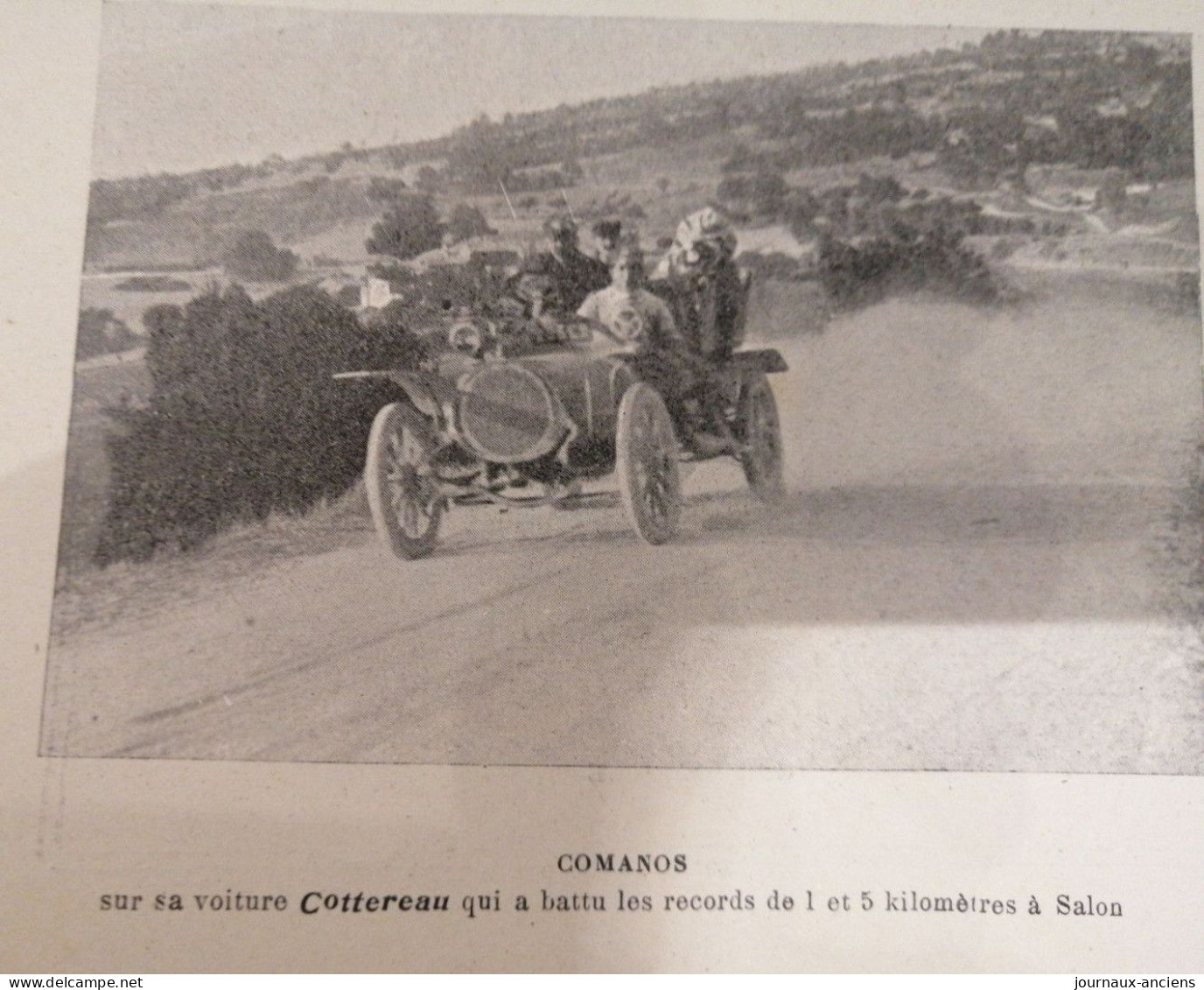 1906 COURSES AUTOMOBILES DU MONT VENTOUX ET DE SALON - MOTOBLOC - ALCYON - COTTEREAU - MIEUSSET - LA VIE ILLUSTRÉE - 1900 - 1949