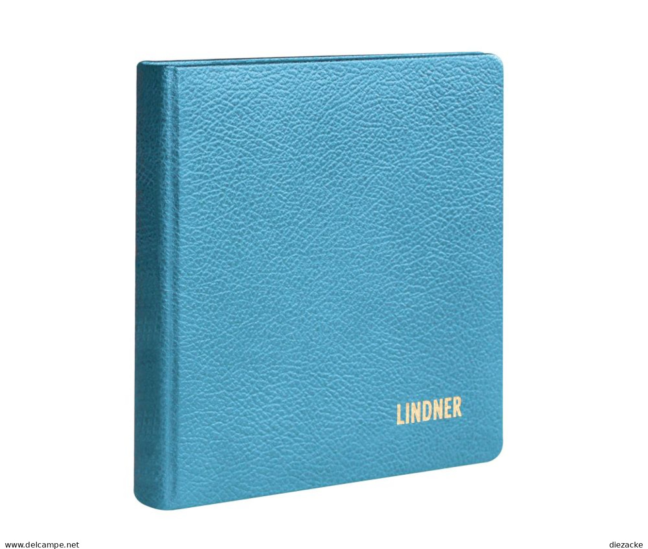 Lindner Ringbinder Blau Karat Leder 1106L-B Neu - Supplies And Equipment