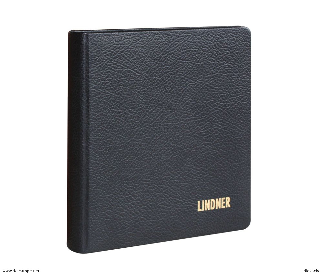 Lindner Ringbinder Schwarz Karat Leder 1106L-S Neu - Materiaal