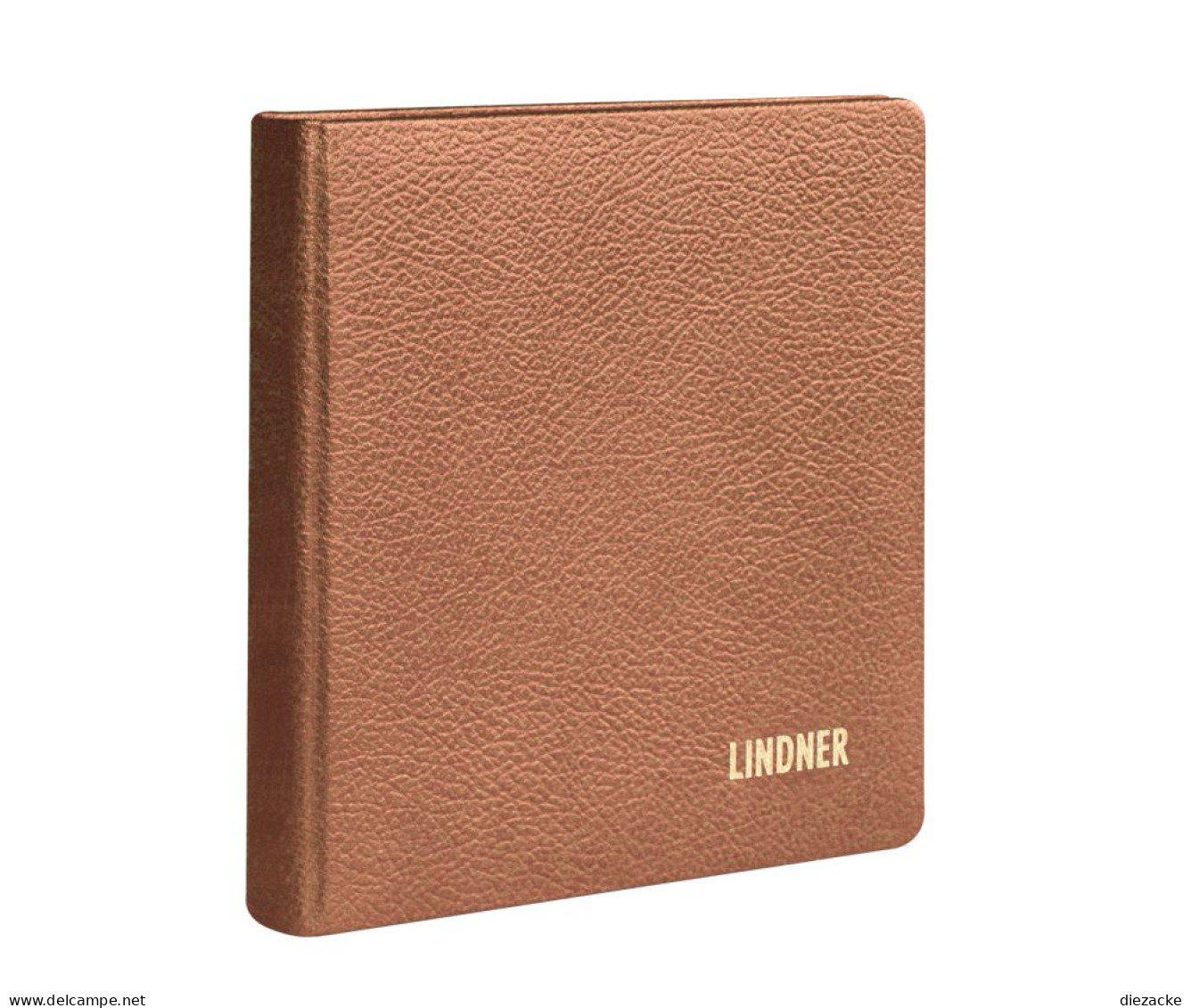 Lindner Ringbinder Hellbraun Karat Leder 1106L-H Neu - Zubehör