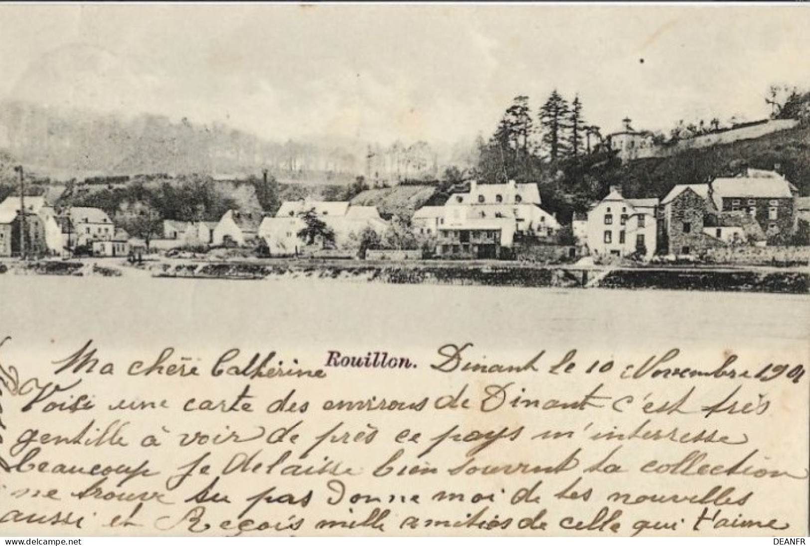 ROUILLON. Carte Peu Courante. - Anhee