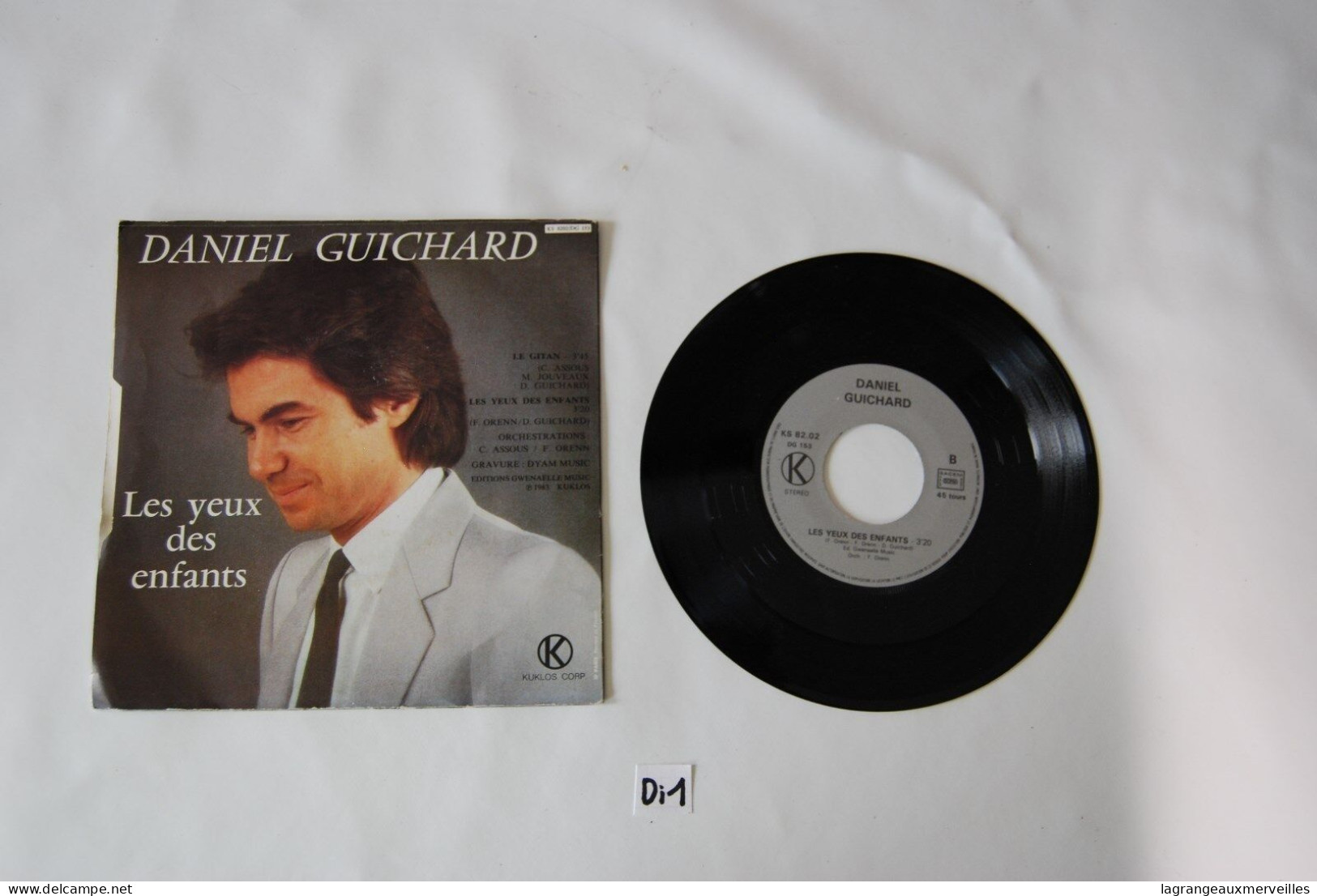 Di1- Vinyl 45 T - DANIEL GUICHARD - LE GITAN - Autres - Musique Française