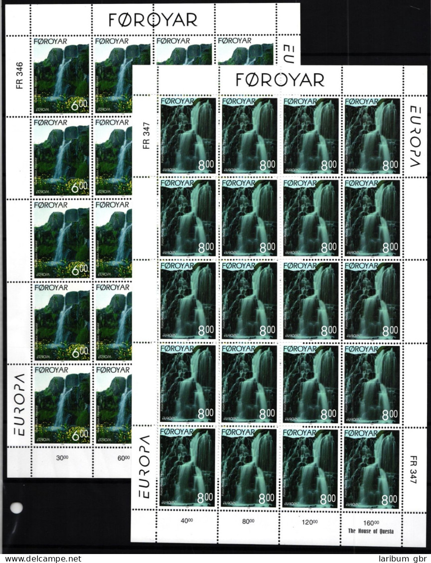 Färöer 354-355 Postfrisch Als Kleinbögen, CEPT #HR279 - Islas Faeroes