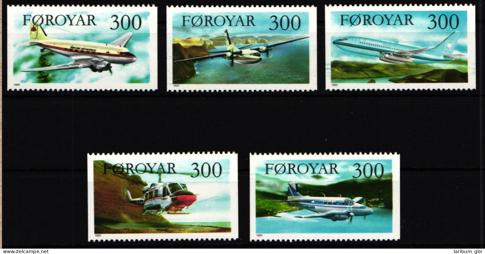 Färöer Inseln 125-129 Postfrisch #HV293 - Islas Faeroes