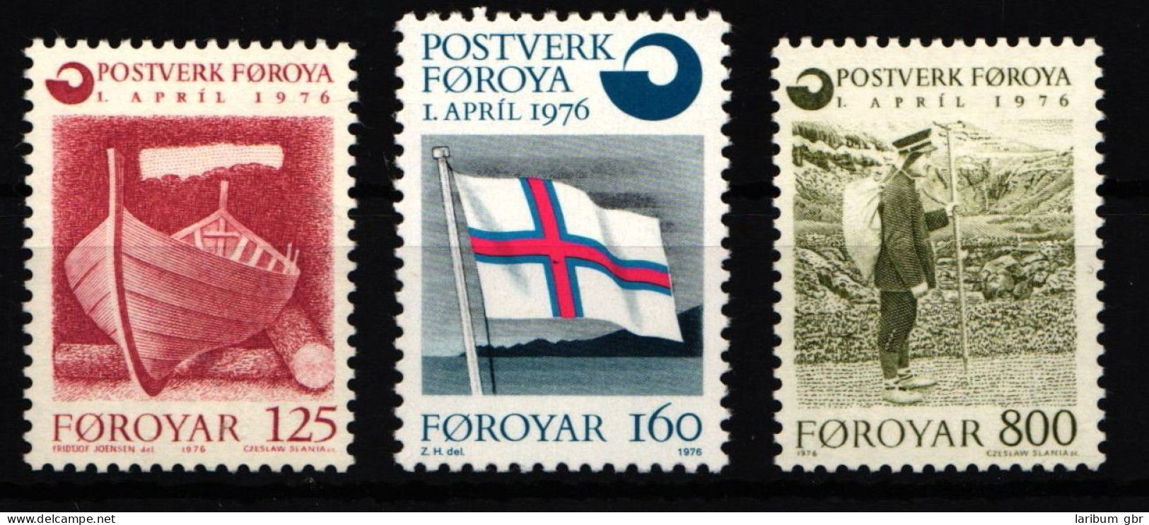 Färöer Inseln 21-23 Postfrisch #HV290 - Féroé (Iles)
