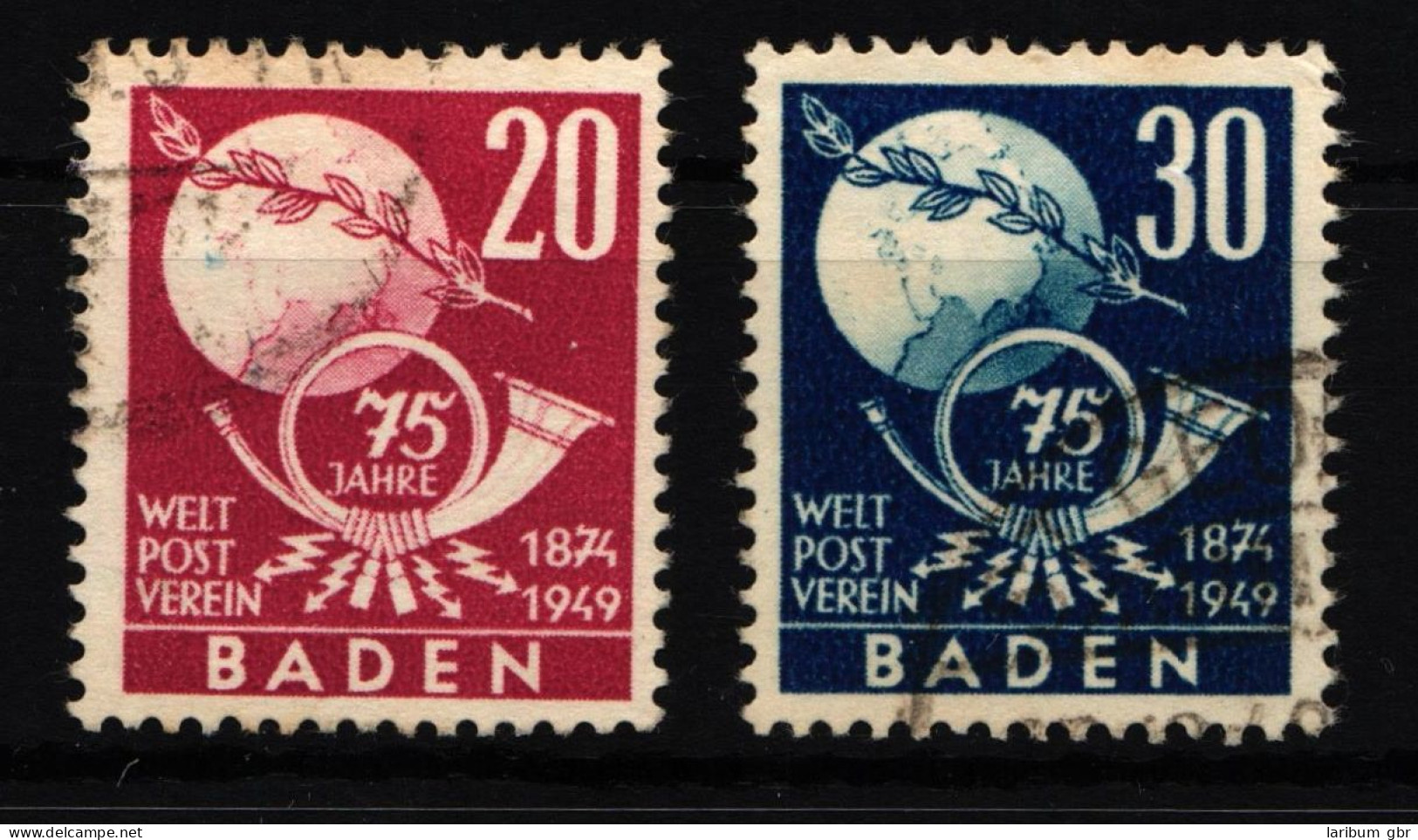Fr. Zone Baden 56-57 Gestempelt #HZ905 - Bade